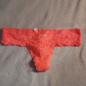 Victoria's Secret's PINK Lace Thong
